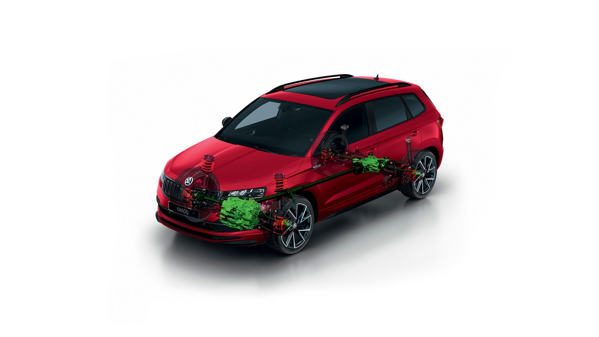 Shihet funksionimi i sistemit me të gjitha rrotat aktive tek Škoda Karoq Sportline