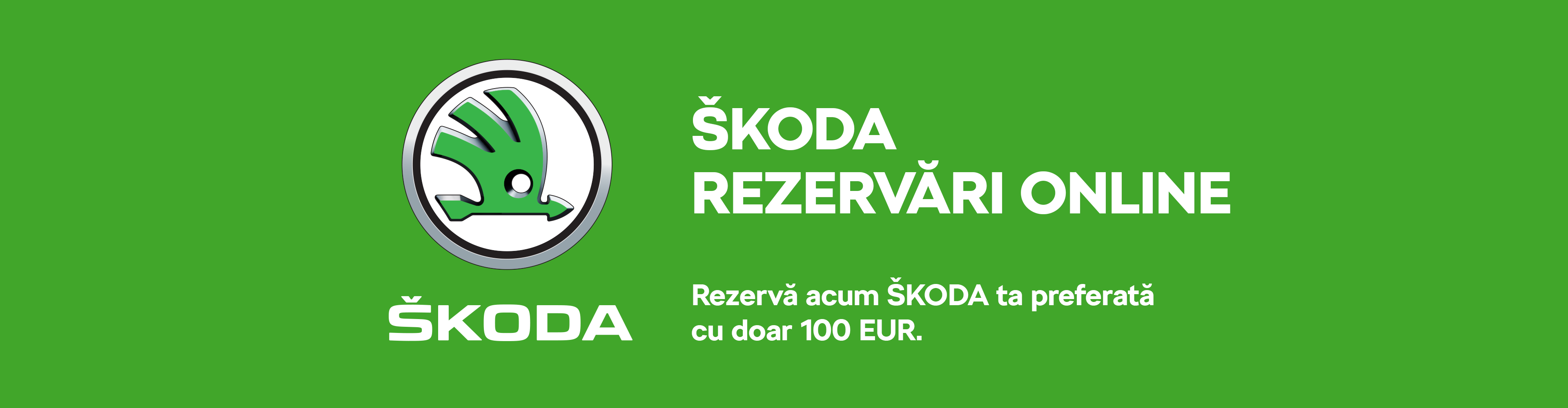 Škoda Online Deal Banner