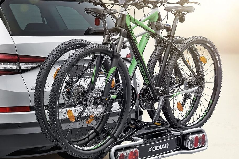 Škoda Kodiaq mit Fahrrad-Heckträger