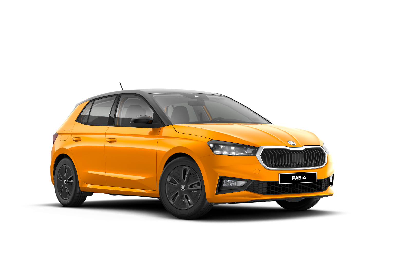 Škoda Fabia seitliche Frontansicht